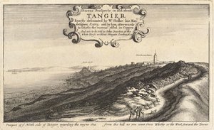Tanger. Serietitel. Staat 1 door Wenceslaus Hollar